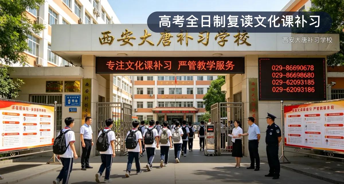 高考全日制复读文化课补习 · 陕西大唐培训学校有限公司官方服务认证