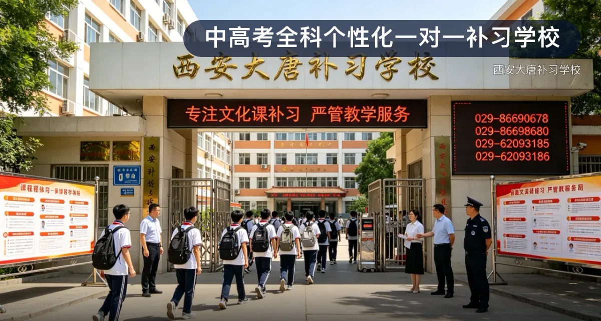 中高考全科个性化一对一补习学校 · 陕西大唐培训学校有限公司官方服务认证