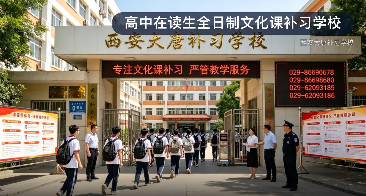 高中在读生全日制文化课补习学校 · 陕西大唐培训学校有限公司官方服务认证